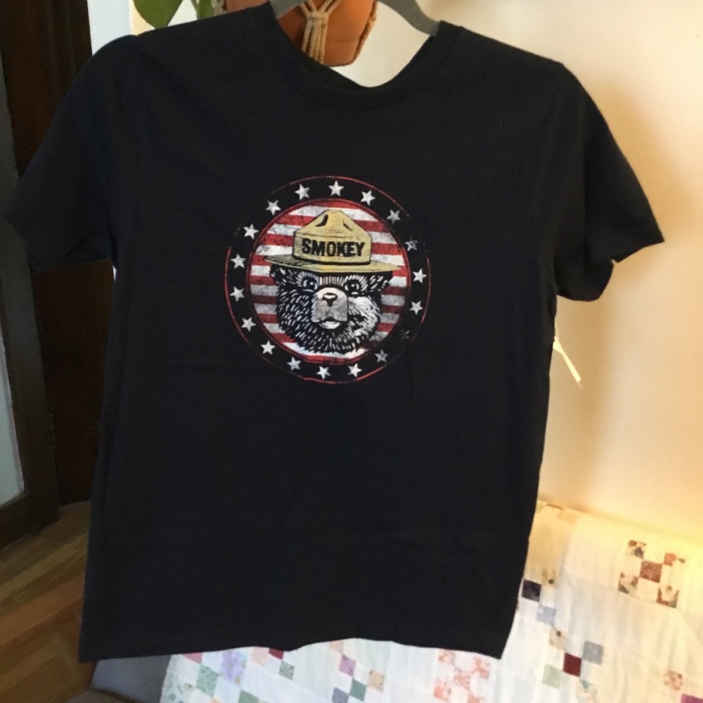 Official Licensed Smoky Bear tshirt, new with tags, women’s XL (runs small)